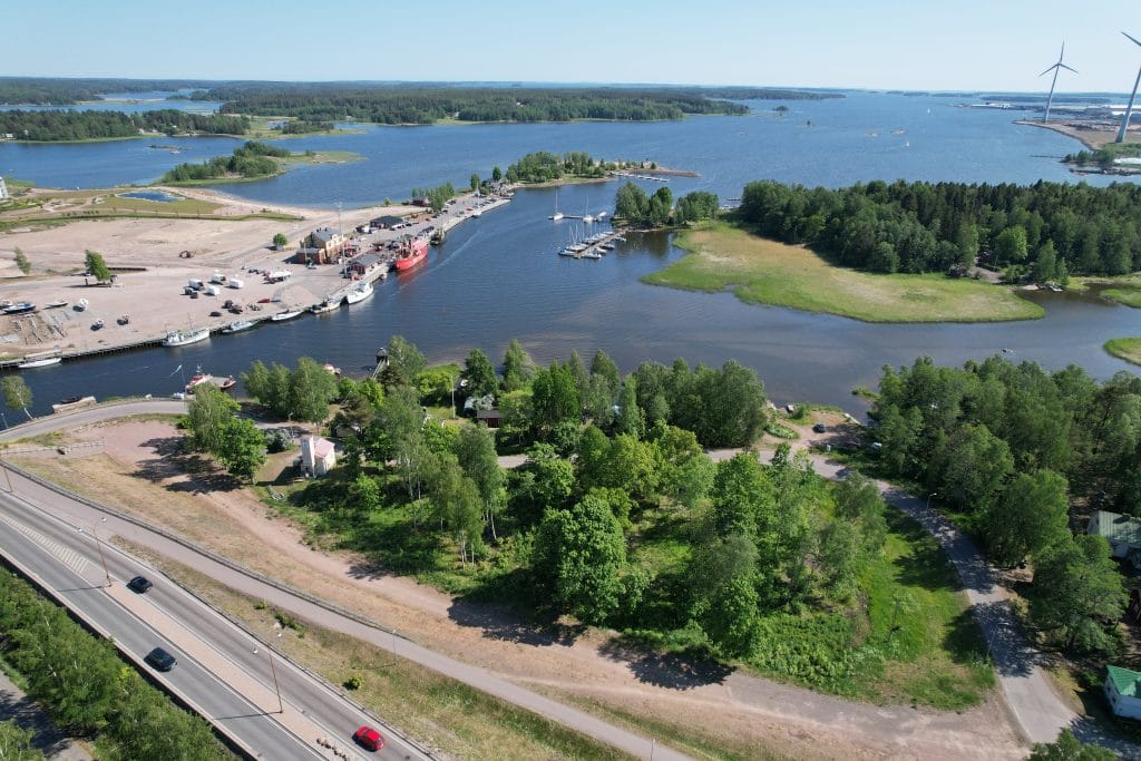 Varvinkadun tontit ylhäältäpäin