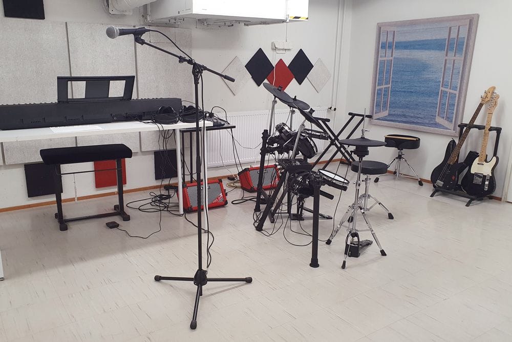 Pääkirjaston Pelle-soittohuone