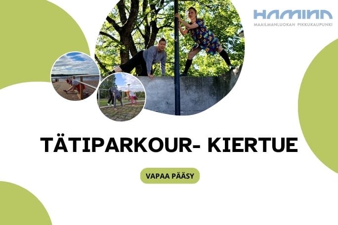 Täti parkour -kiertue, kaksi naista luonnossa.