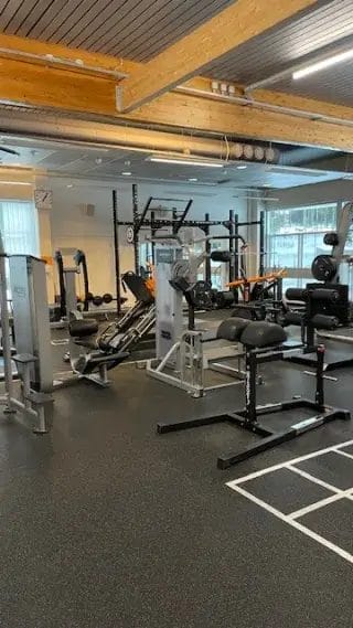 Ruissalon kuntosali.