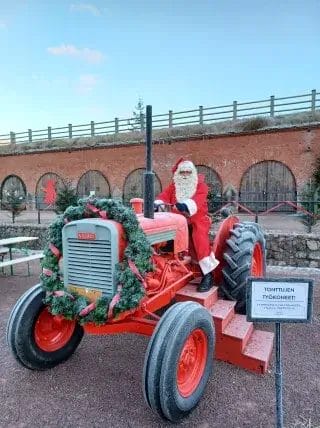 Joulupukki Wanhan Holviston Joulu tapahtumassa 2025