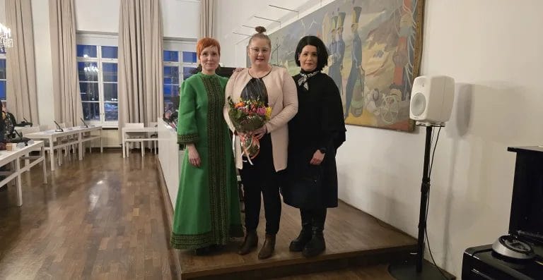 Titta Erkkilä, Maria Ovaska ja Elina Inkreoinen-Lalu.
