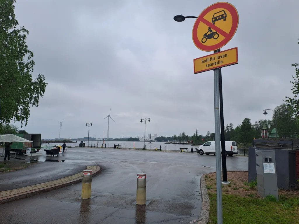 Tervasaaren satama-alue ja ajoesteet